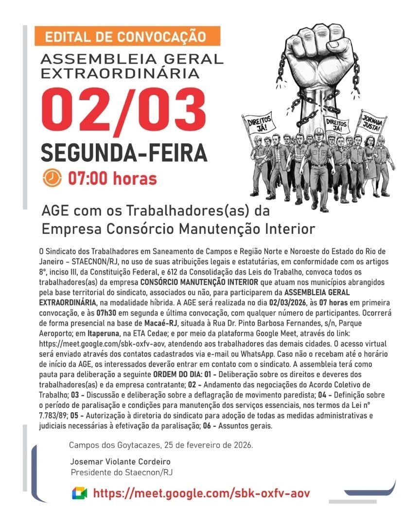 Boletim publicado em 25/02/2026