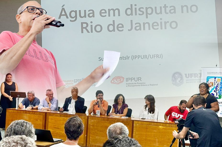 O STAECNON/RJ participa do debate coletivo sobre água e meio ambiente para o aprimoramento das lutas